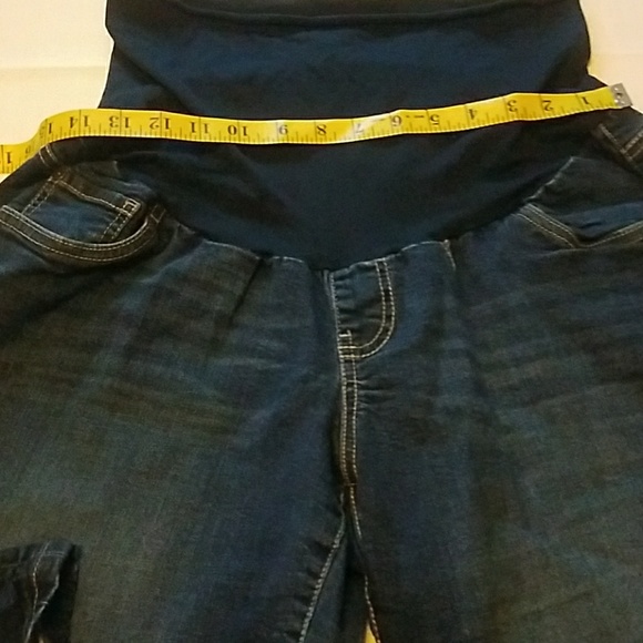 Indigo Blue Maternity Blue Stretch Elastic X-Large - Picture 5 of 8